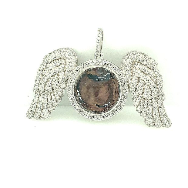 Round Wing Picture Pendant