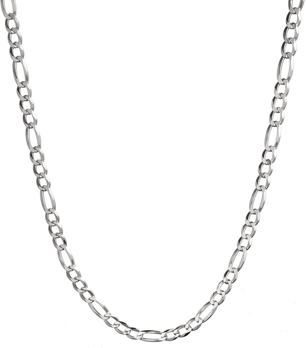 925 Sterling Silver Figaro Chain