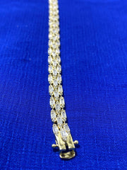 Square link Silver Bracelet