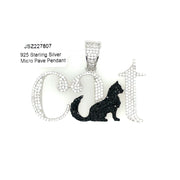 CAT Silver Pendant