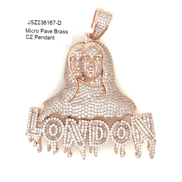 London Brass Pendant