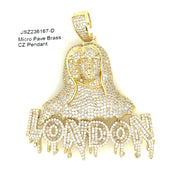 London Brass Pendant